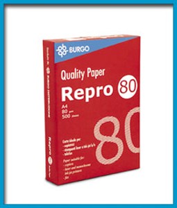 Carta per Fotocopie Burgo Qualit&agrave; Rossa Universale 80 Gr Foto prodotto